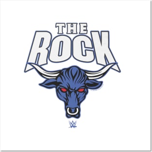 The Rock Bull Head Posters and Art